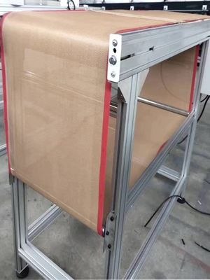 ζώνη μεταφορέων πλέγματος Ptfe γυαλιού ινών 10*10mm Ε